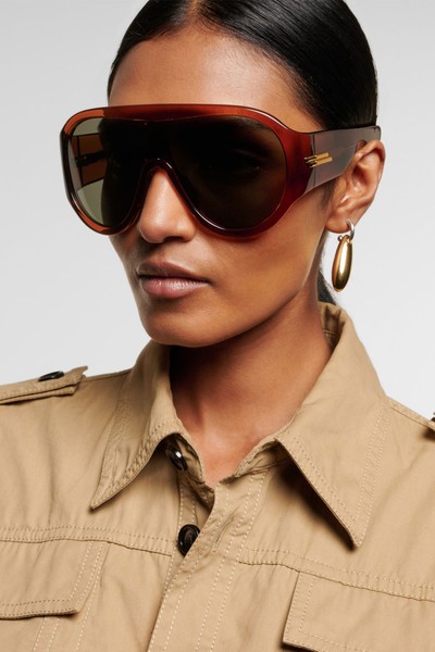 Scudo Oversized Sunglasses from Bottega Veneta