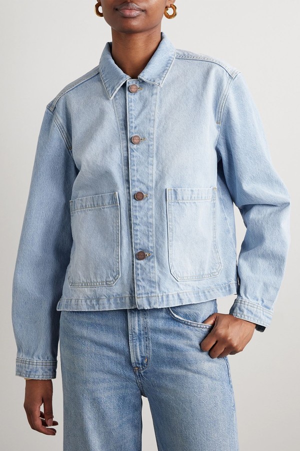 Val Cropped Denim Jacket from LA LIGNE