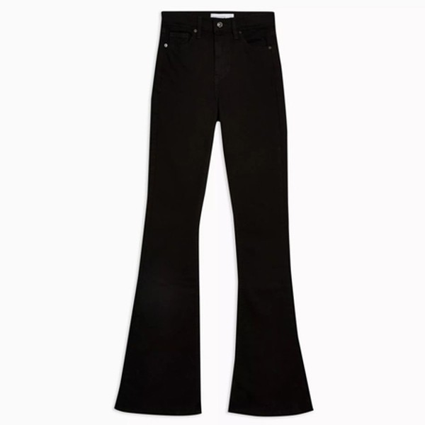 Pure Black Jamie Flare Skinny Jeans