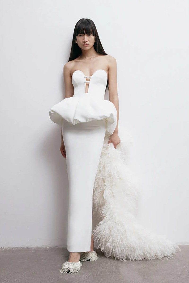 Lia Peplum Dress from The New Arrivals Ilkyaz Ozel