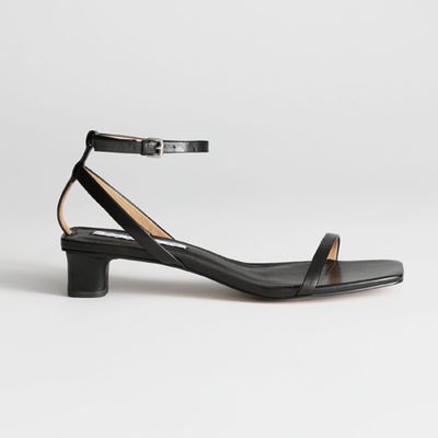 Square Toe Kitten Heel Sandals from & Other Stories