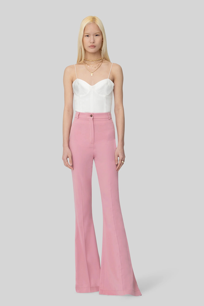 The Dark Pink Canvas Bianca Pants