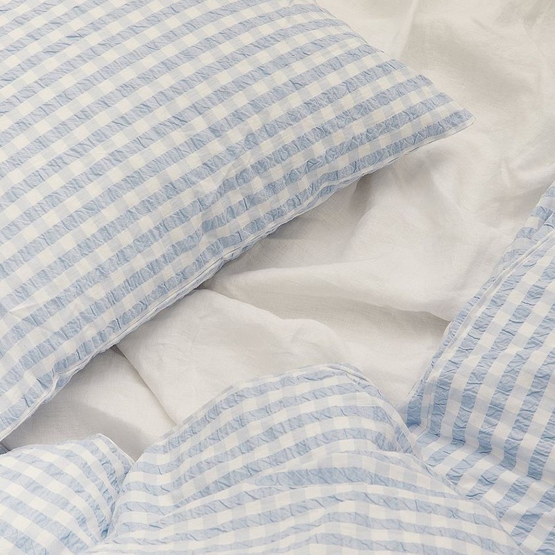 Checked Seersucker Bedding from Na-Kd