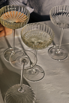 Isla Fluted Champagne Coupe from Rowen & Wren