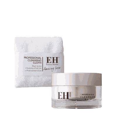 Moringa Cleansing Balm With Professional Cleansing Cloth from Emma Hardie
