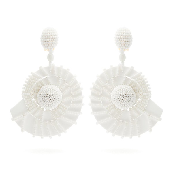 Seashell Earrings from Oscar De La Renta