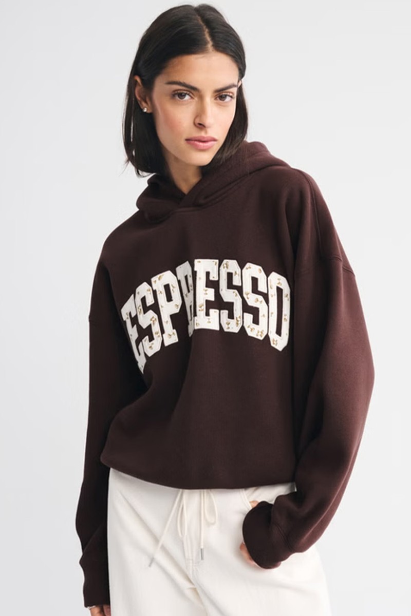 Espresso Sunday Hoodie from Abercrombie & Fitch