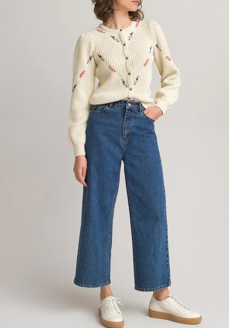 Recycled Short Cardigan  from La Redoute