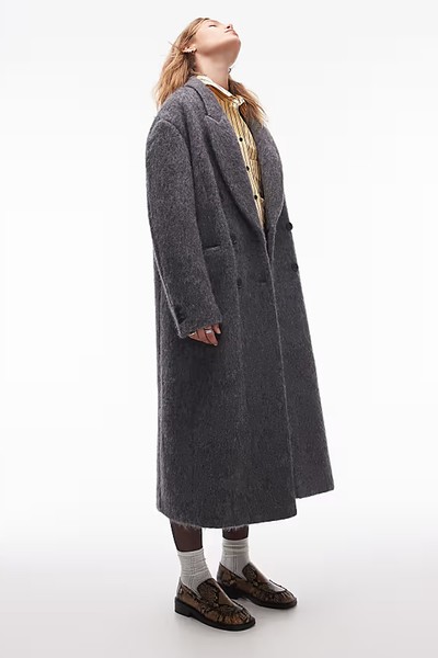 Premium Wool Blend Brushed Formal Coat