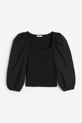 Puff-Sleeved Top