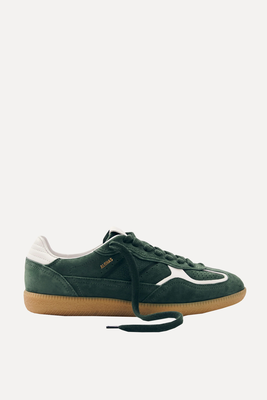 Tb.490 Rife Forest Green Leather Sneakers 