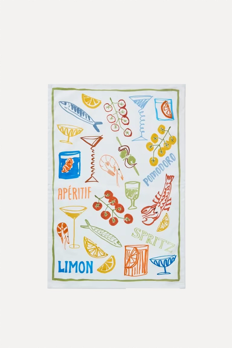 Dolce Vita Cotton Tea Towel from JOHN LEWIS & Partners