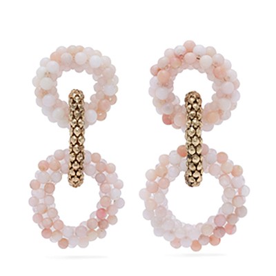 Carramato Beaded Drop Earrings from Rosanta by Michela Panero