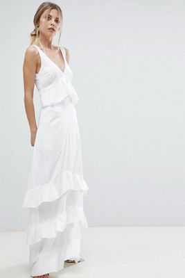 Maxi Dress With Lace Inserts from Y.A.S