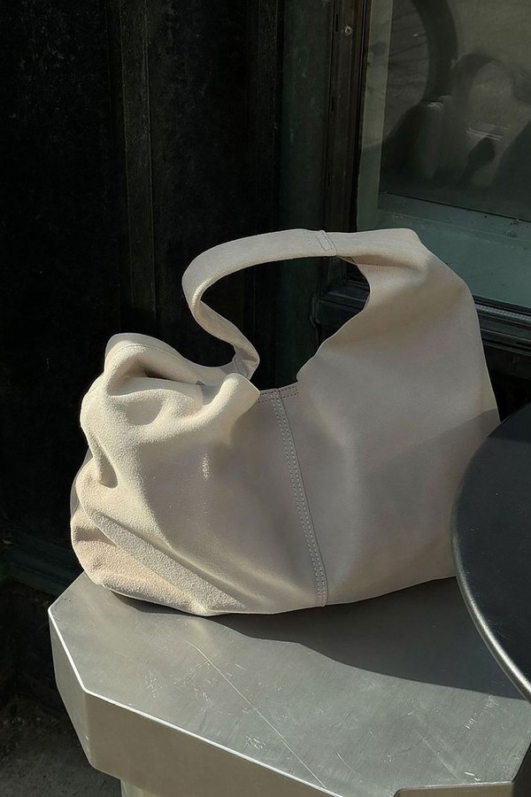 Leather Triangular Tote Bag from NA-KD