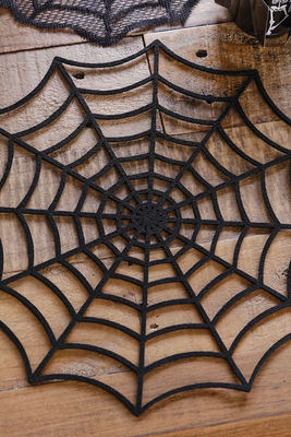 Spider Web Place Mat from Party Pieces