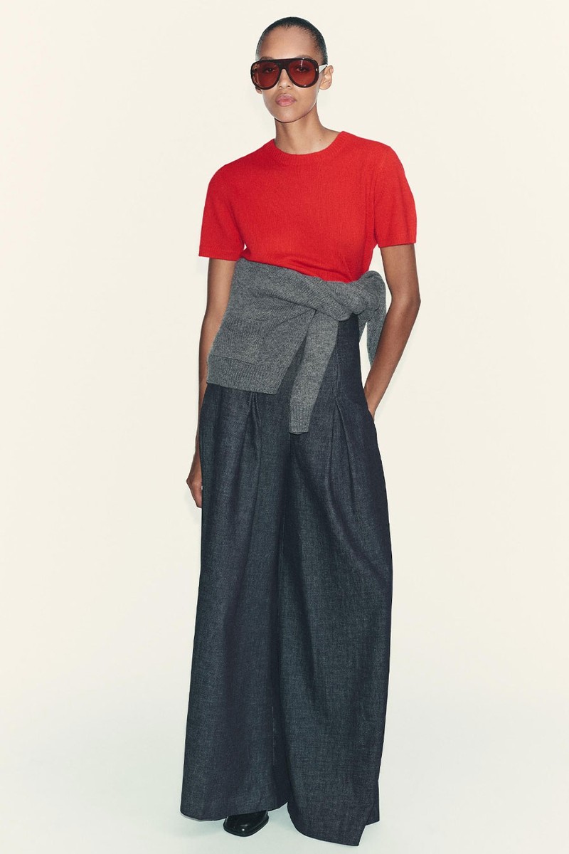 100% Cashmere Short Sleeve Sweater