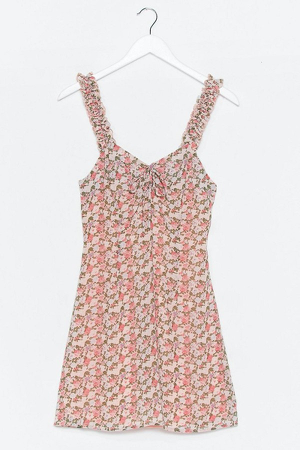 You Grow What to Do Floral Mini Dress