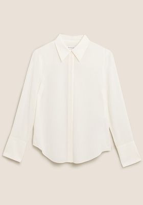 Pure Silk Long Sleeve Shirt