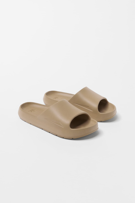 Monochrome Pool Sandals