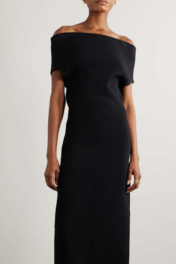 Off-The-Shoulder Jersey Midi Dress from Toteme