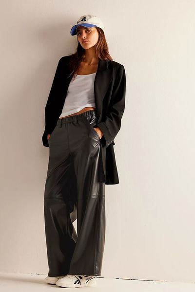 Night Ride Pull-On Wide-Leg Pants from We The Free By Free People