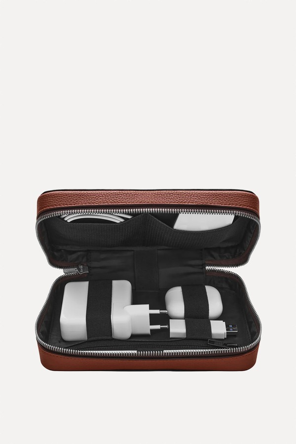 Leather Tech Organizer from Woolnut