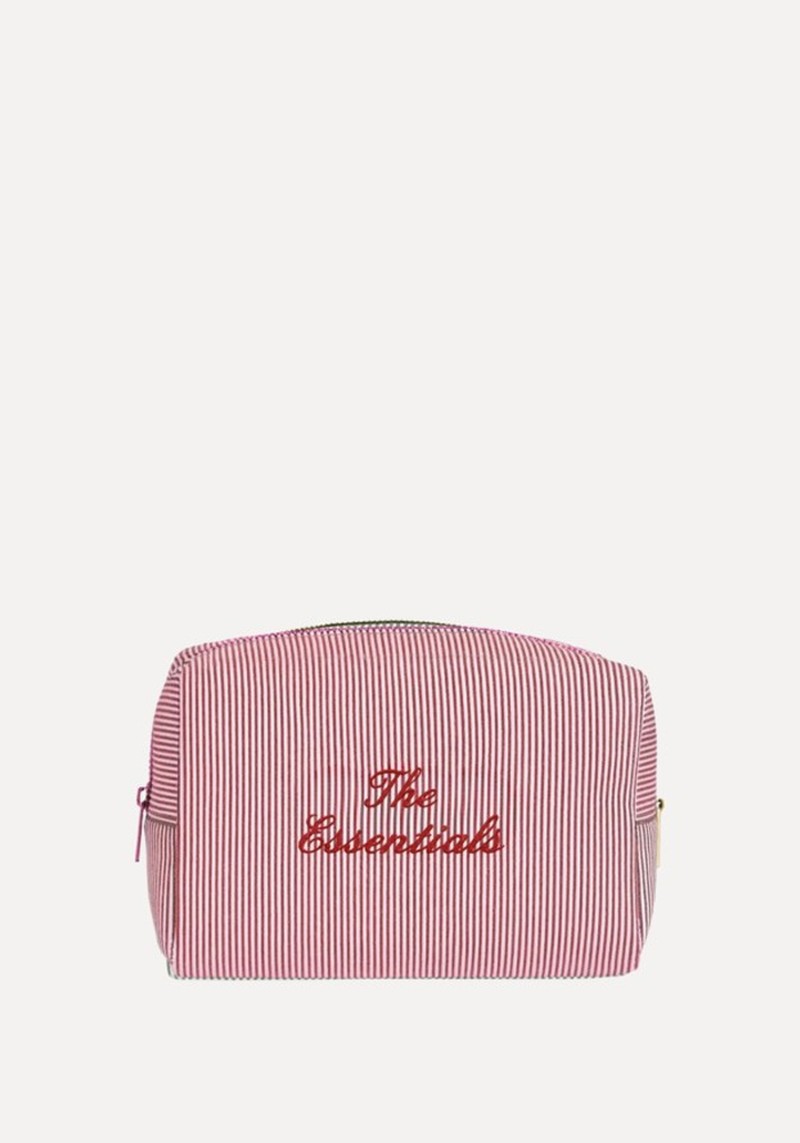 Personalised Striped Wash Bag 