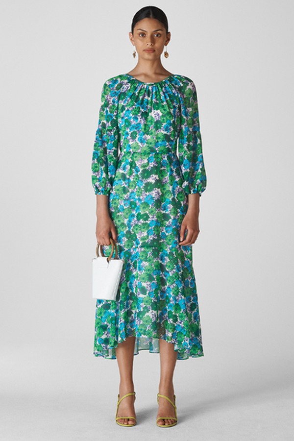 Alva Zinnia Floral Dress