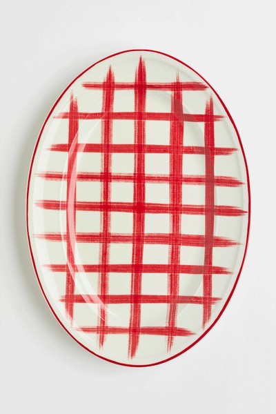 Large Porcelain Serving Plate from H&M