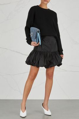 Black Puff Hem Taffeta Skirt from Stella McCartney 