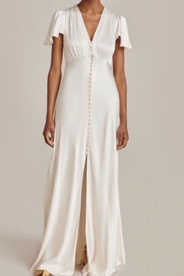Delphine Satin Maxi from Ghost