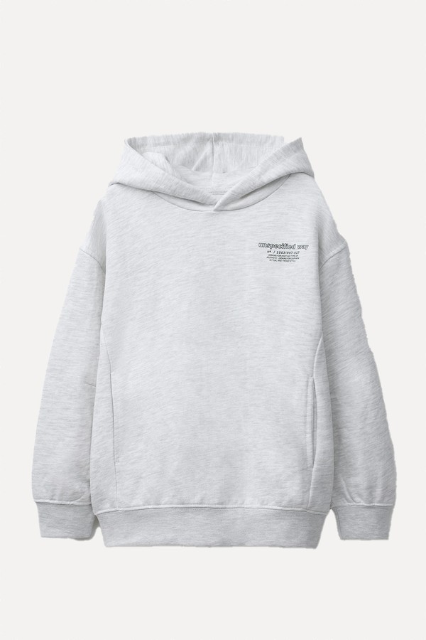 Sporty Hooded Sweatshirt