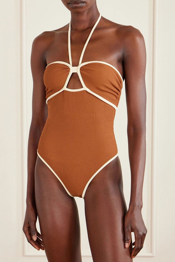 Cutout Halterneck Swimsuit