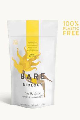 Rise & Shine Omega-3 Plus Vitamin D3 Capsules from Bare Biology