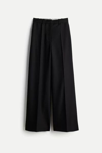 Tailored Crease-Leg Trousers