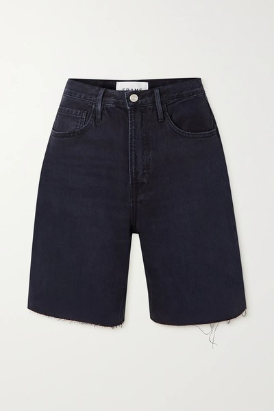 Frayed Denim Shorts from Frame