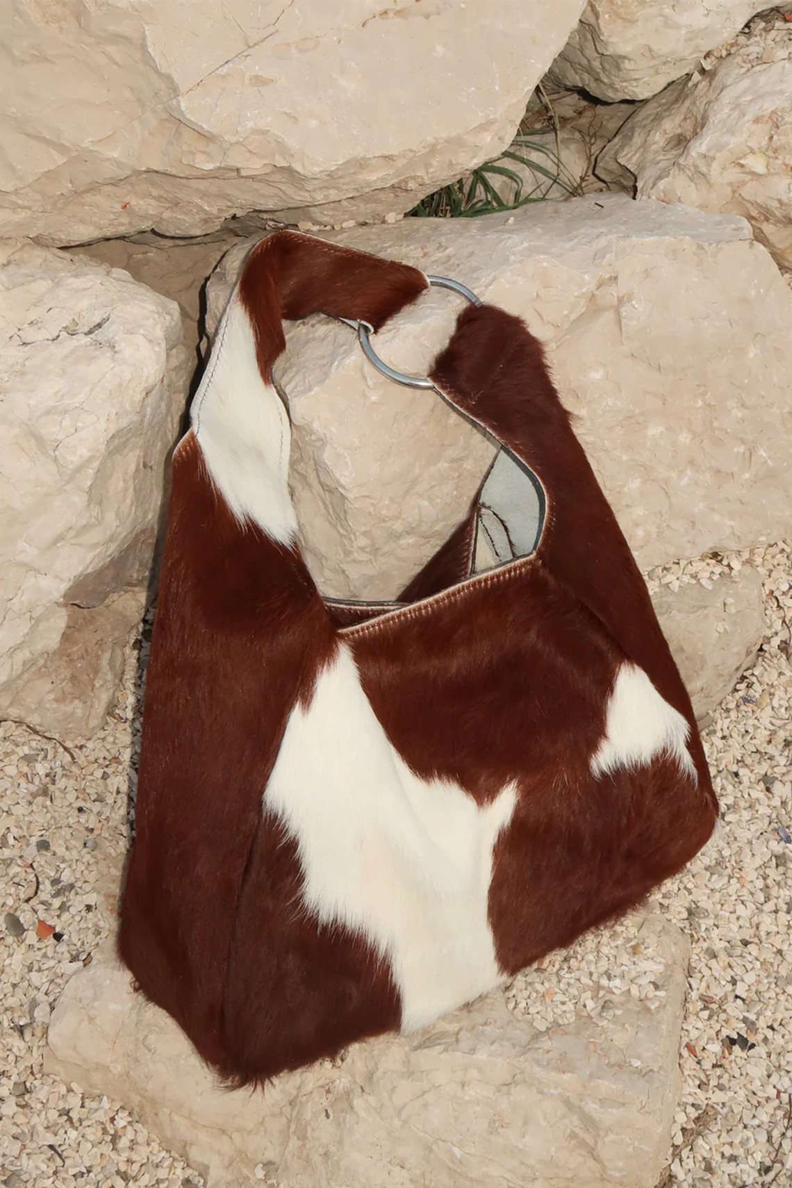 Cow Hide O-Ring Bag from Millie Jane