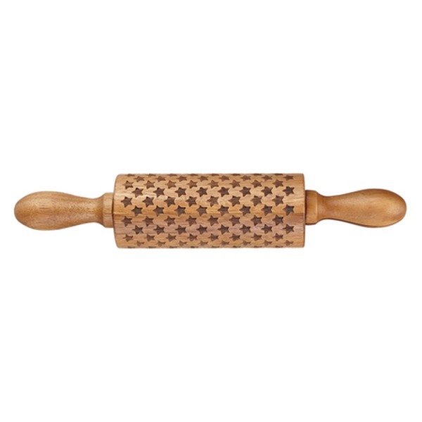 Acacia Wood Star Rolling Pin from John Lewis & Partners