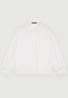 Voile Shirt With Peter Pan Collar from Maje