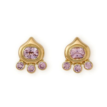 Kunzite African Queen Earrings