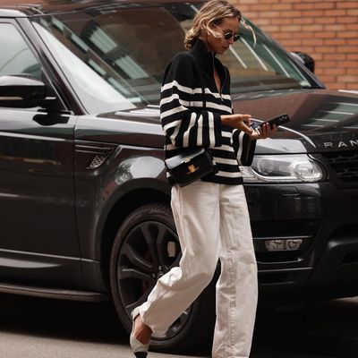 Celine Athletic Knit Striped Bra Top Black – The Luxury Shopper