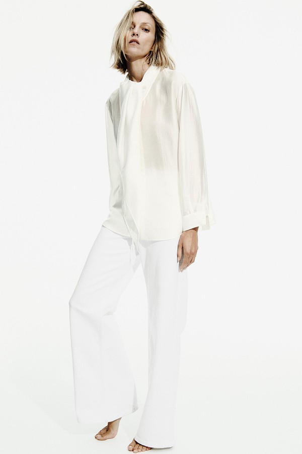 Flowing Shirt With Ties from Zara