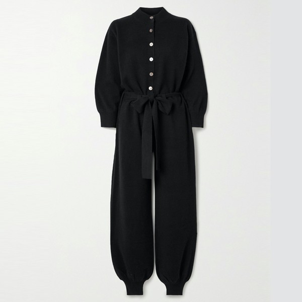 Belted Cashmere Jumpsuit from Madeleine Thompson