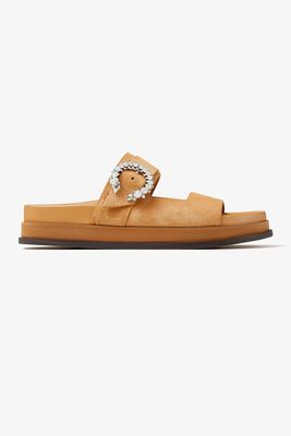 Caramel Suede Sandals from Jimmy Choo