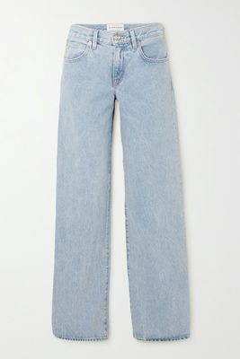 Mica Low Rise Wide Leg Organic Jeans from SLVRLAKE