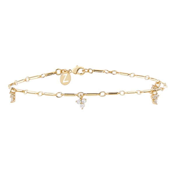 Sparkle Trio Anklet from Accessorize