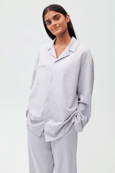 Organic Cotton Pajama Shirt with C-FIBER™