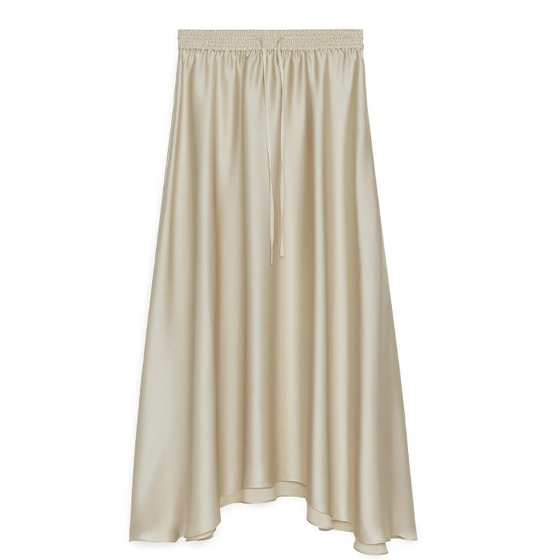 Satin Midi Skirt from Arket