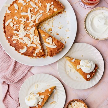 Sicilian Grapefruit & Coconut Frangipane Tart 